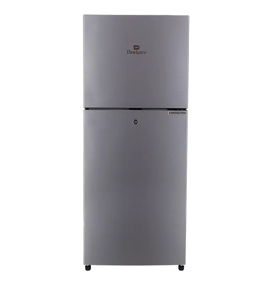 Dawlance REF 9149WB CHROME PRO HAIRLINE SILVER Double Door